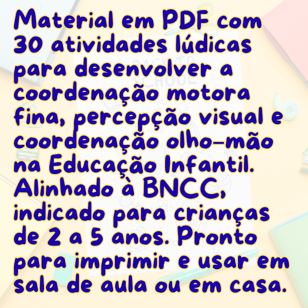 coordenação motora fina educação infantil – 30 atividades essenciais (pdf imprimível) coordenação motora fina educação infantil – 30 atividades essenciais (pdf imprimível)