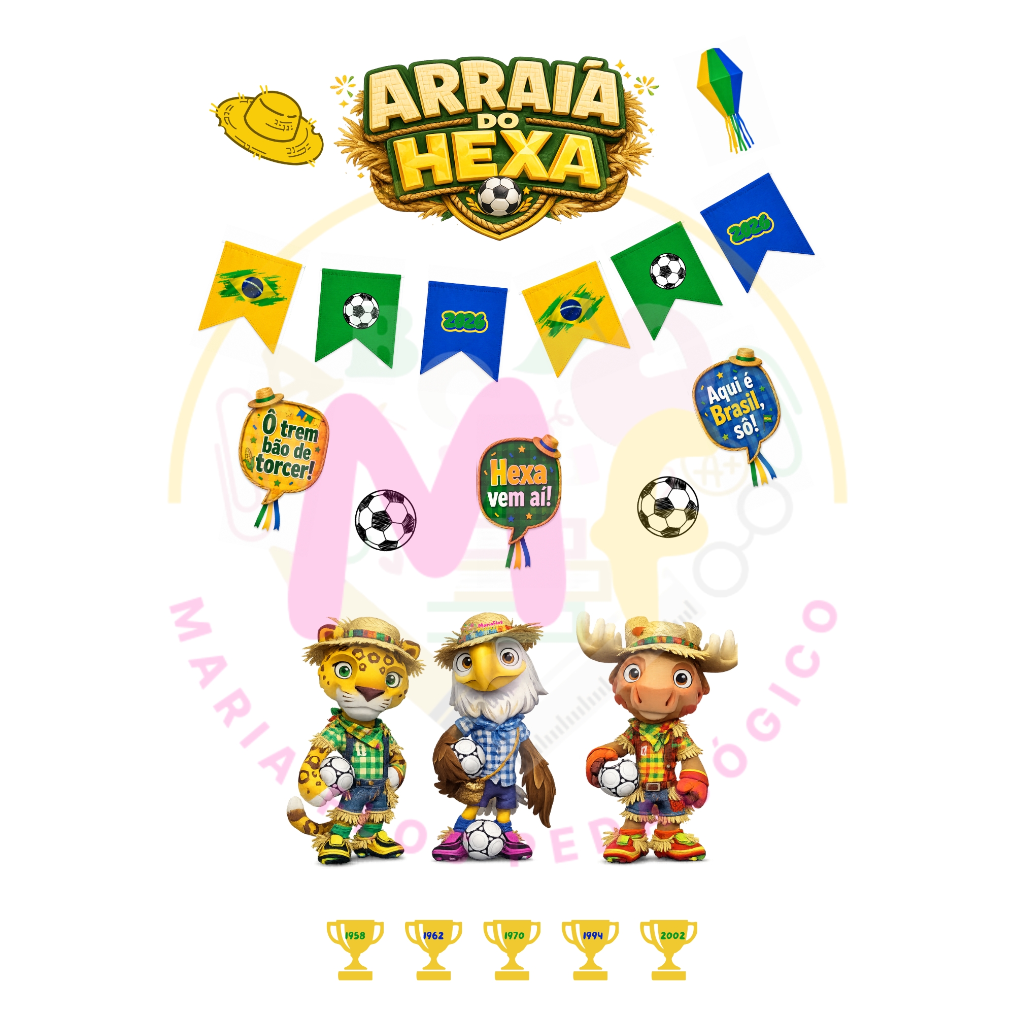 painel de porta festa junina – arraiá do hexa decoração brasil copa 2026 para imprimir painel de porta festa junina – arraiá do hexa decoração brasil copa 2026 para imprimir