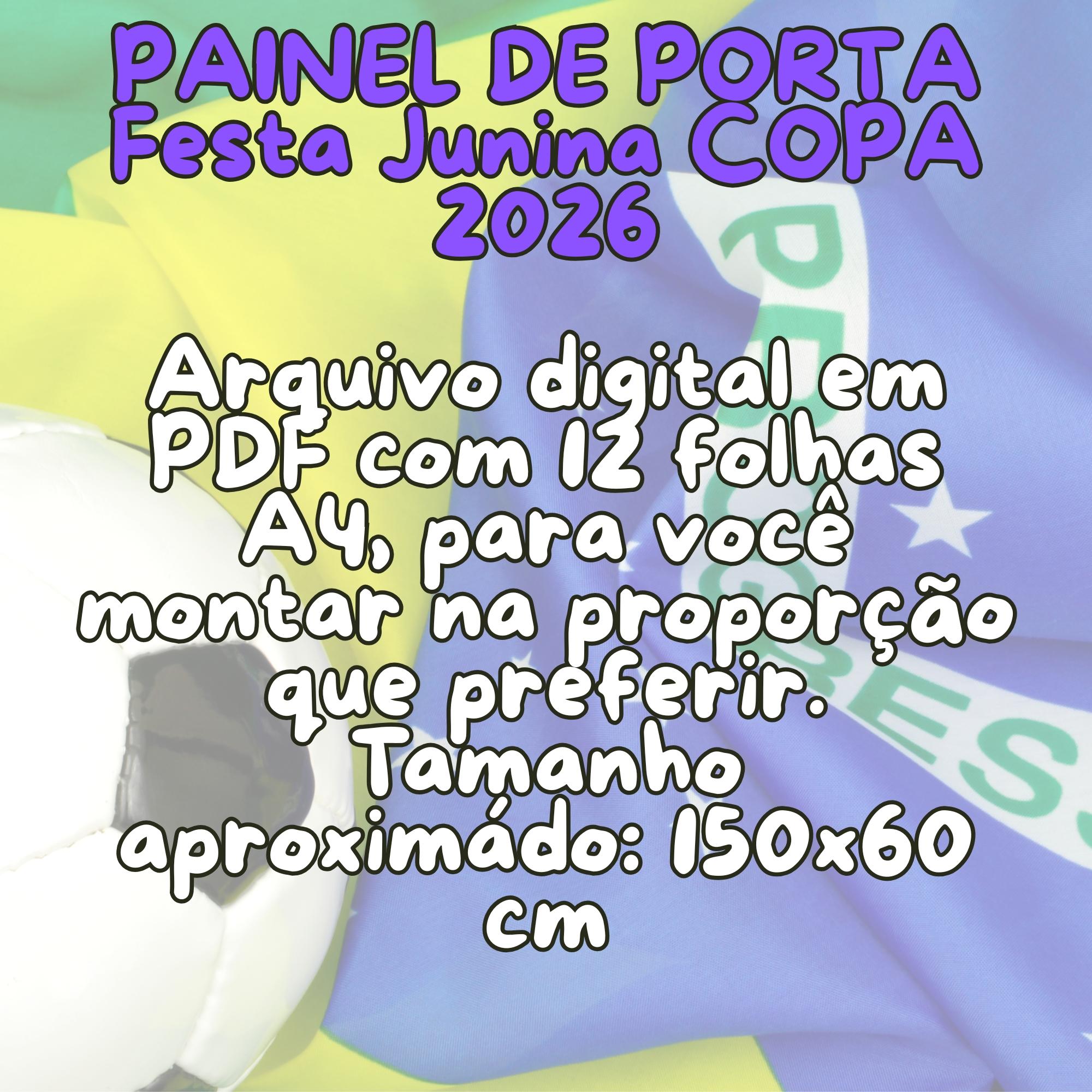painel de porta festa junina – arraiá do hexa decoração brasil copa 2026 para imprimir painel de porta festa junina – arraiá do hexa decoração brasil copa 2026 para imprimir