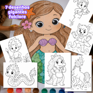 7 desenhos gigantes