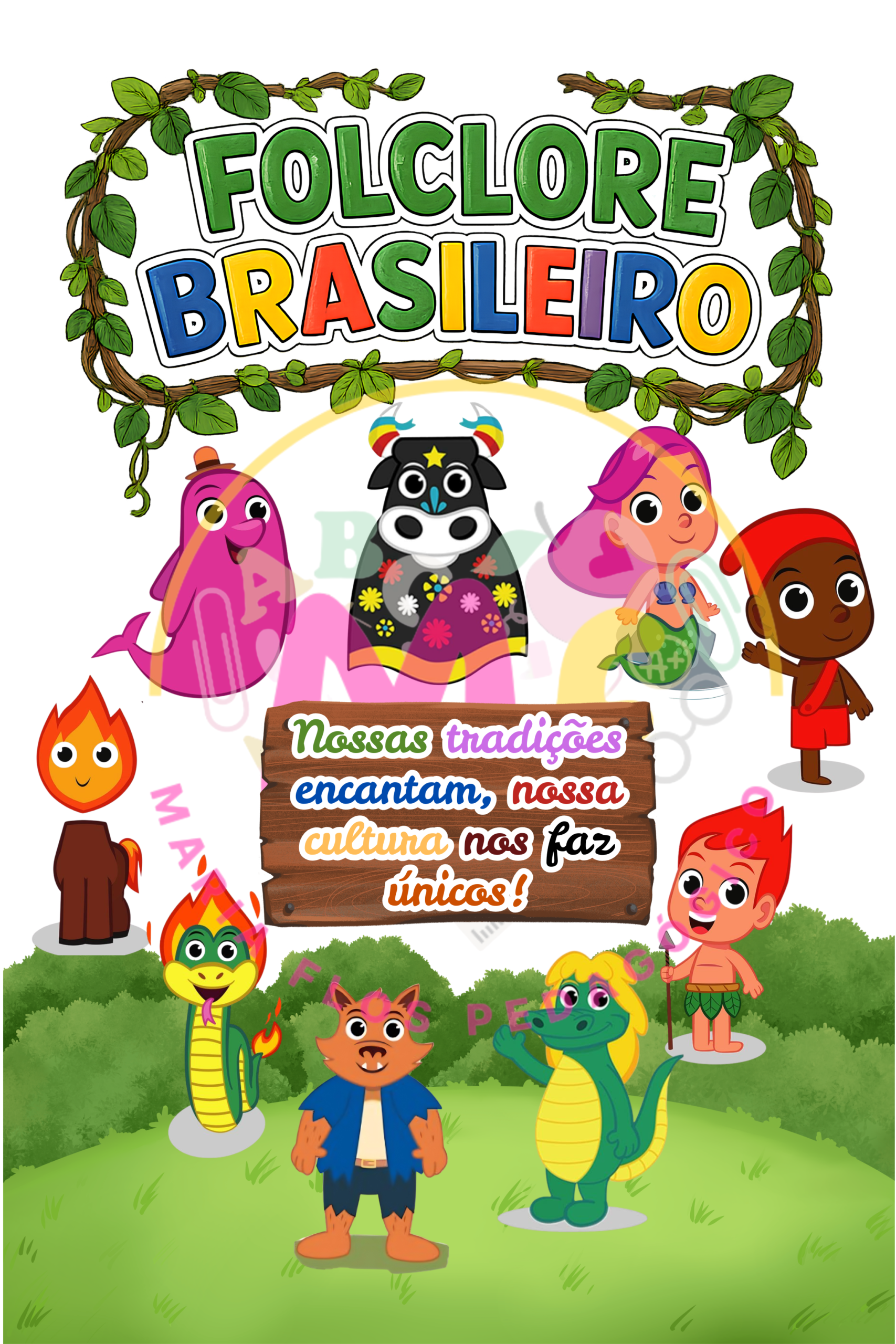 painel de porta folclore brasileiro para imprimir – decoração escolar painel de porta folclore brasileiro para imprimir – decoração escolar